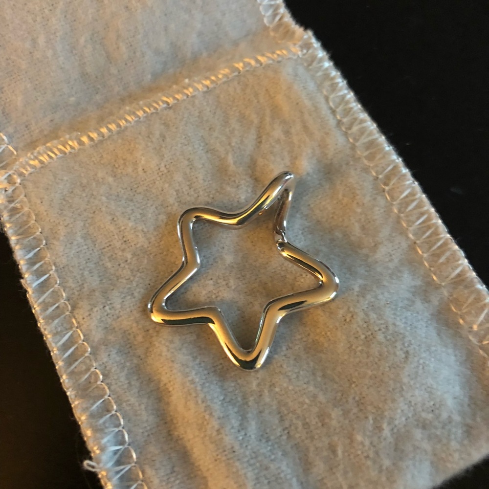 Sterling silver necklace charm